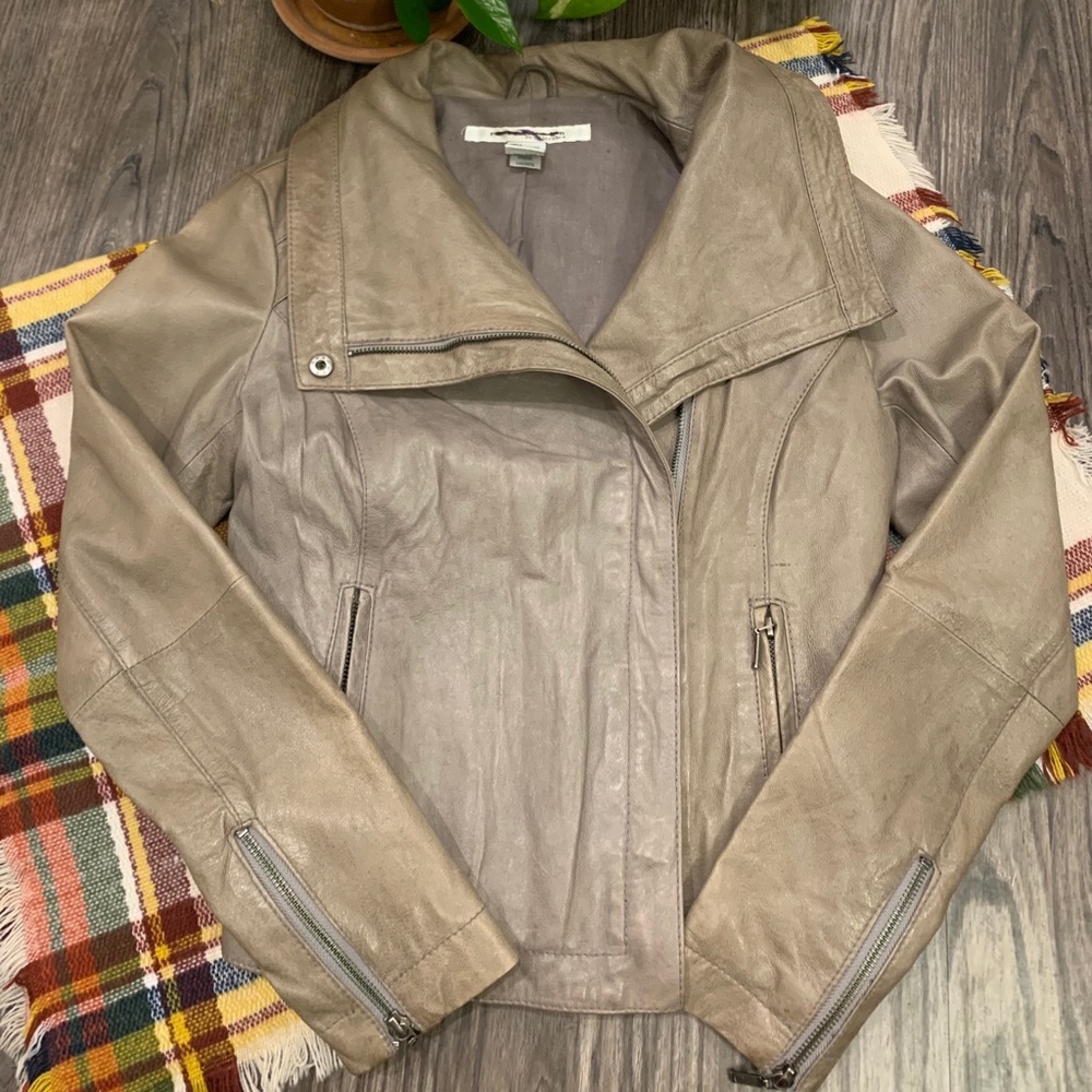 Leather Moto Jacket